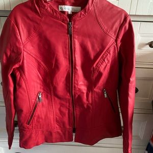 Cleo Faux Leather Jacket size L